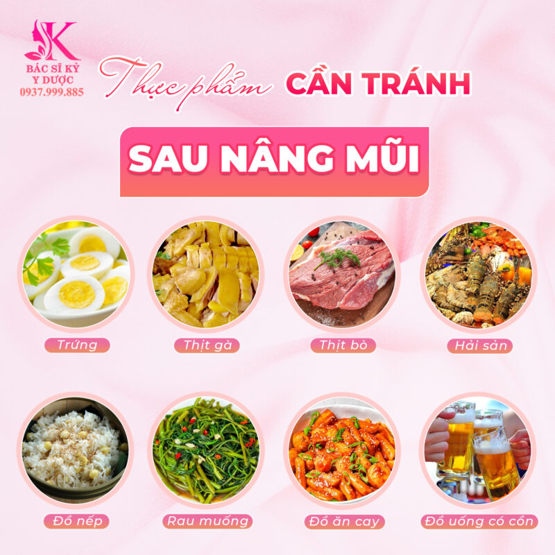 ăn kiêng sau nâng mũi